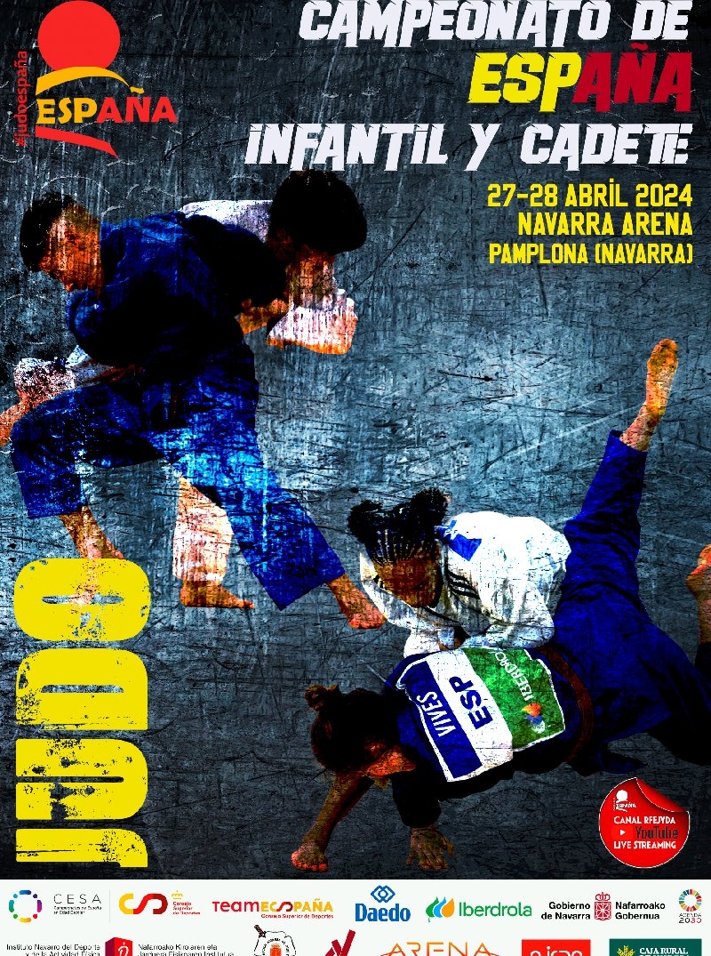 CAMPEONATO DE ESPAÑA ESCOLAR DE JUDO  INFANTIL Y CADETE 