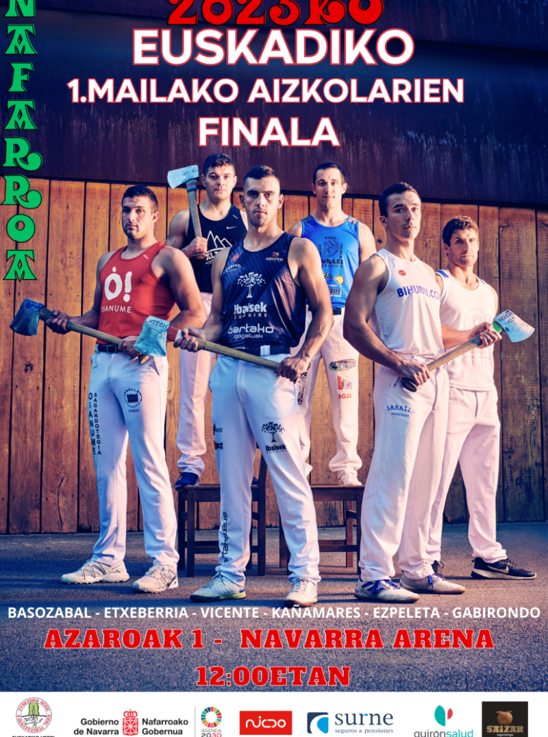 FINAL DE 1ºCATEGORIA DE AIZKOLARIS DE EUSKAL HERRIA   