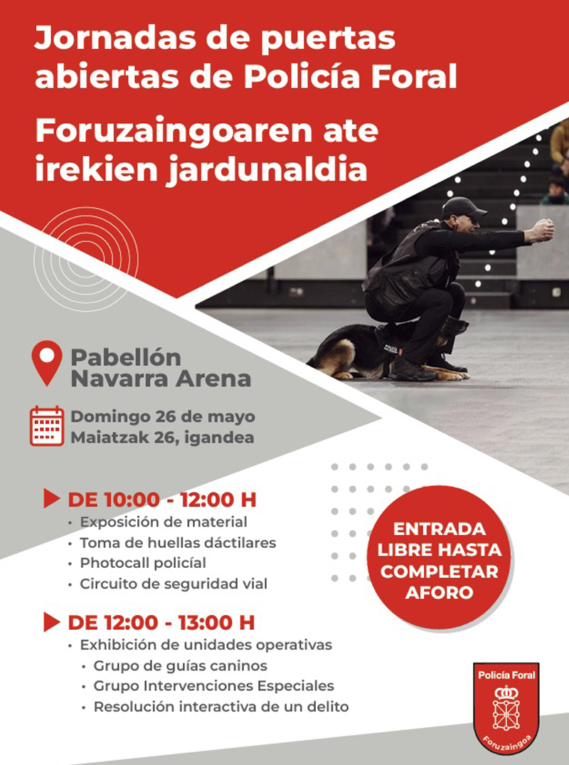 Jornada de Puertas Abiertas Policía Foral 