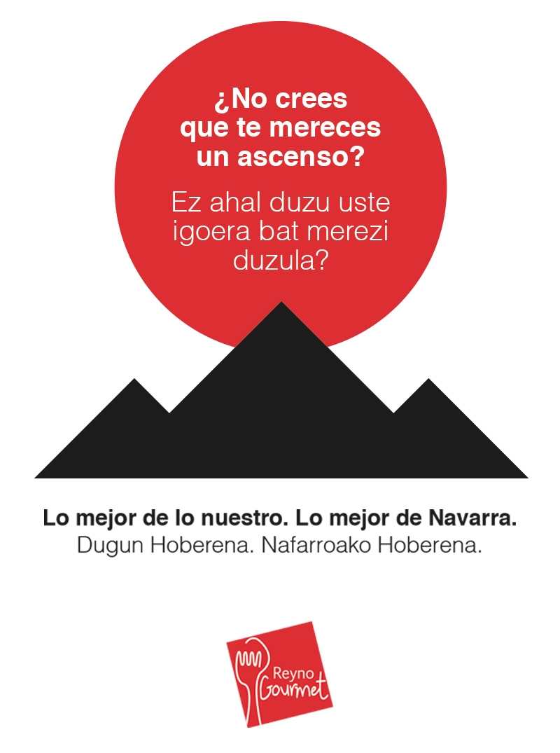 Reyno Gourmet. Subamos juntos. Elkar igo gaitezen.