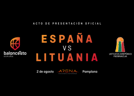Sigue en directo la presentación oficial del España-Lituania