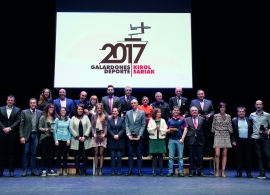 Navarra Arenako erabilera anitzeko pabiloiak 2017ko Kirolaren Gala babestu du