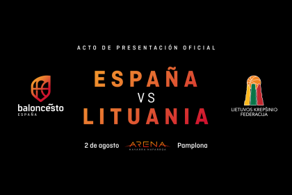 Sigue en directo la presentación oficial del España-Lituania