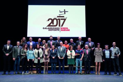 Navarra Arenako erabilera anitzeko pabiloiak 2017ko Kirolaren Gala babestu du