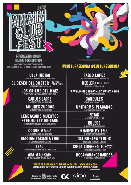 Navarra Arena acogerá seis citas del ANAIM CLUB FEST