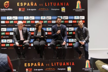 Las entradas para el España-Lituania en Navarra Arena saldrán a la venta mañana 16 de abril a las 11:00