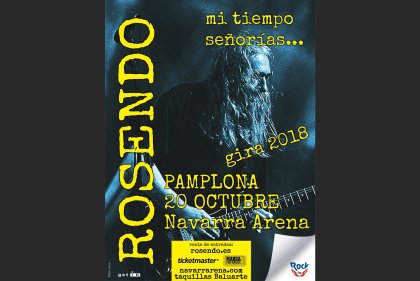 DISPONIBLES LAS ENTRADAS PARA ROSENDO