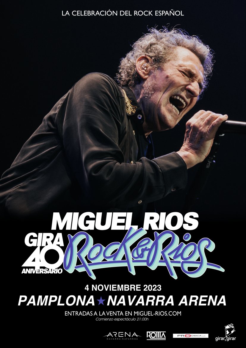 MIGUEL RÍOSGira 40 aniversario Rock&Rios