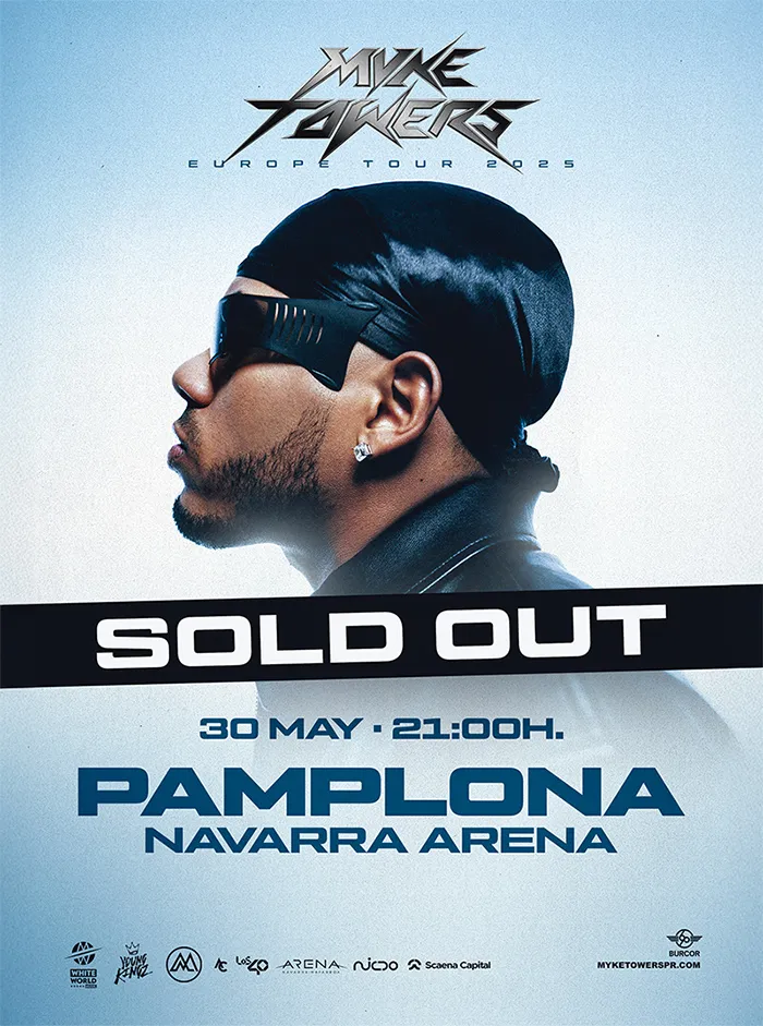Myke Towers 2025 Pamplona Navarra Arena