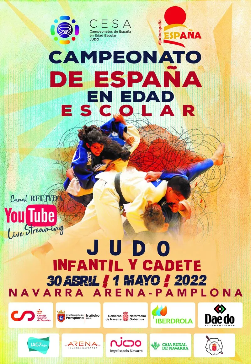 Campeonato de España de judo en edad escolar 2022