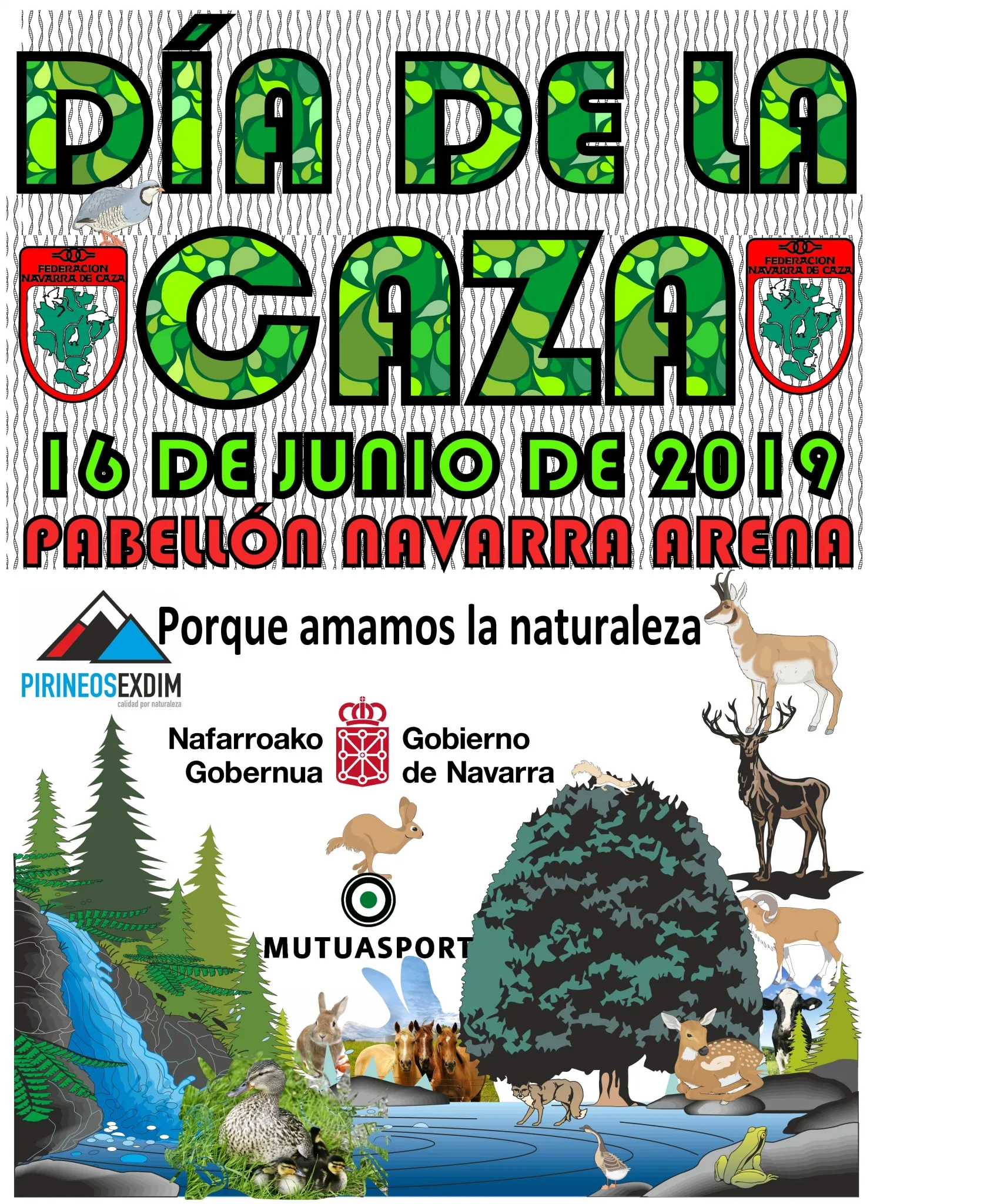 Día de la caza en Navarra 2019 cartel