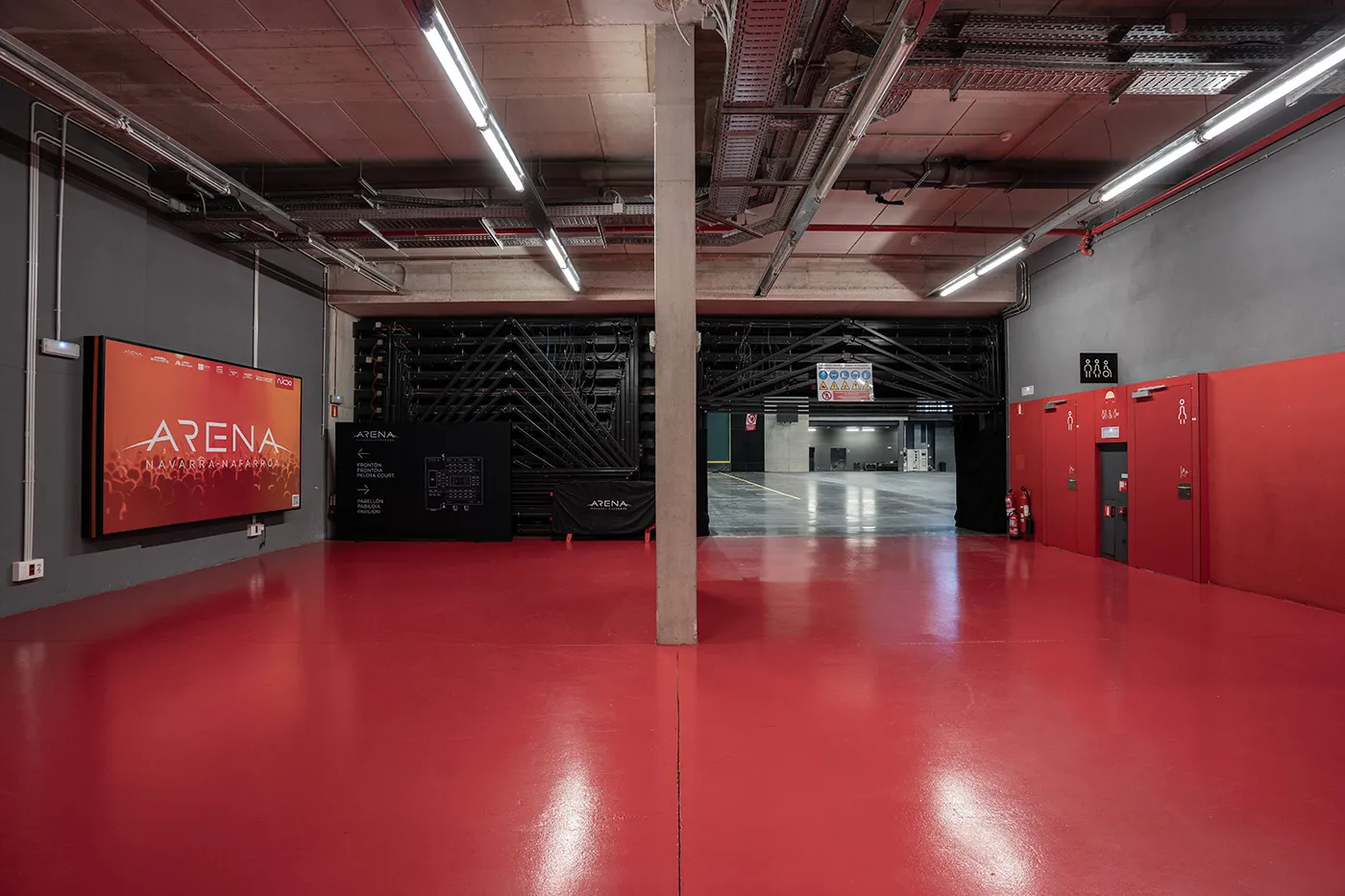 Hall rojo