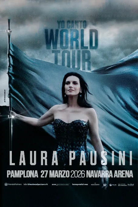 Laura Pausini en Navarra Arena el 27 de marzo de 2026