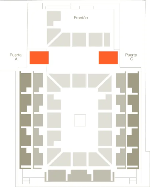 Localización del Hall 1 y Hall 2