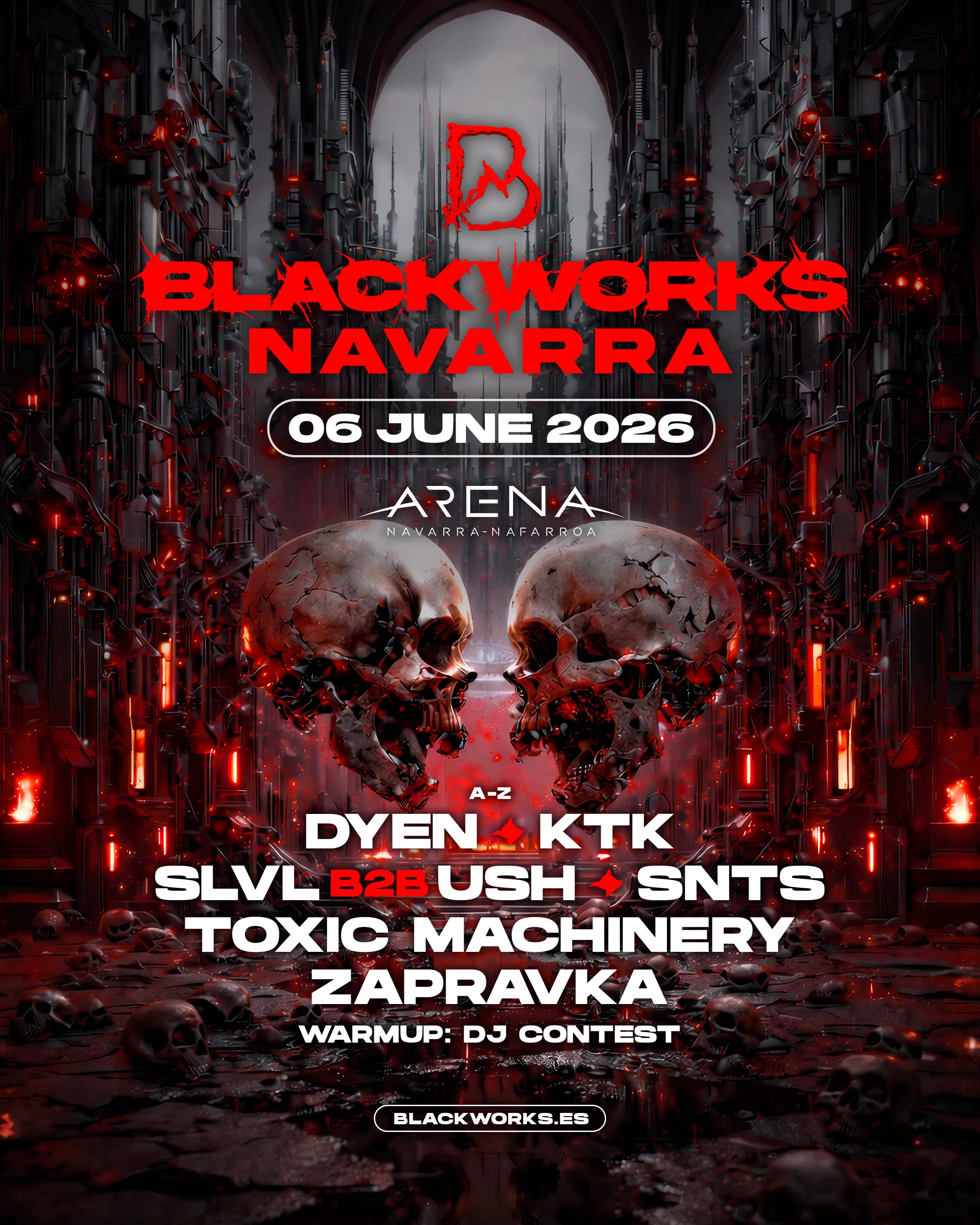 Blackworks Navarrra 2026 Line Up completo