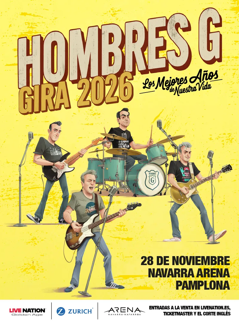 Hombres G 28 noviembre Navarra Arena